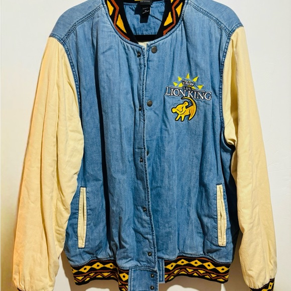 Disney Lion King Denim Bomber Jacket - Picture 4 of 5